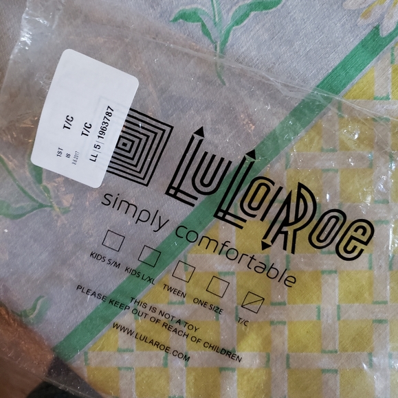 NWT TC lularoe wildflowers leggings - Picture 16 of 16